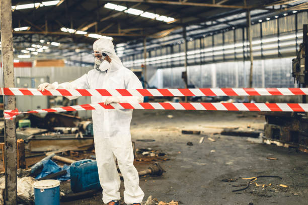 Professional Crime Scene Cleanup technician working in Portage, MI